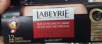 Bloc de foie gras de canard du Sud-Ouest avec morceaux Dégustation Notes d'Armagnac