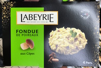 Fondue de Poireaux aux Cèpes