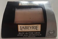 Bloc de Foie Gras d'Oie avec Morceaux a la Truffe