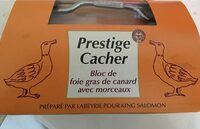 Bloc de foie gras de canard avec morceaux