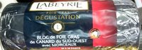 Bloc de foie gras de canard du Sud-Ouest avec morceaux