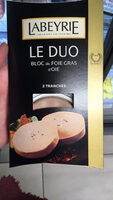 Le duo-bloc de foie gras d'oie