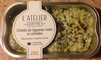 Gratin de legumes verts et cereales