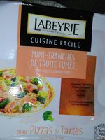 Mini- tranches de truite fumée