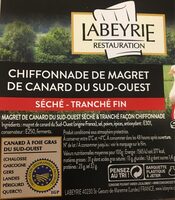Chiffonade de magret de canard