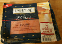 Saumon fumé boisé