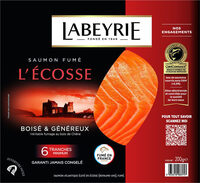 Saumon Atlantique Fume D'ecosse 6Tranches