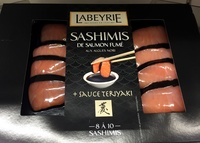 Sashimis de saumon fumé