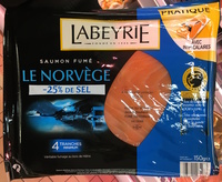 Saumon fumé Le Norvège (-25% de sel)