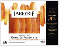 Émincés fondants Saumon Fumé Norvège huile orange