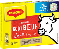 MAGGI Bouillon goût Bœuf Halal 8 tablettes, 80g