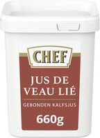 Jus de Veau Lié CHEF - Boîte de 660 g pour 11 L à 22 L