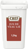 Jus de Veau Lié CHEF - Boîte de 1,2 kg pour 24 L à 48 L