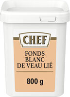Fonds Blanc de Veau Lié CHEF - Boîte de 800 g jusqu'à 40 L