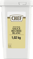 Base pour Sauce Beurre Blanc CHEF Boîte de 1,02 kg pour 9,8 L