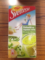 Velouté de légumes verts