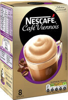 NESCAFE Café Viennois, Café soluble, Boîte de 8 sticks (18g chacun)