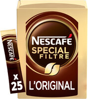 NESCAFÉ SPECIAL FILTRE L'Original, Café Soluble, Boîte de 25 Sticks
