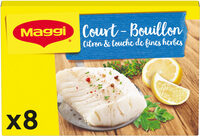 MAGGI Court Bouillon Citron et Fines Herbes 8 tablettes, 90g