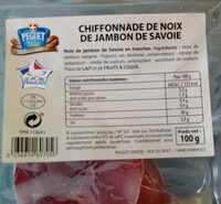 Chiffonnade noix de jambon de Savoie