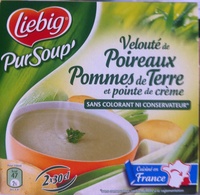 Velouté de Poireaux Pommes de Terre et Pointe de Crème