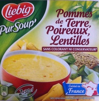 Pommes de terre, poireaux, lentilles