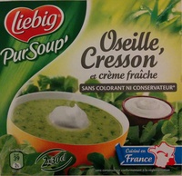PurSoup' Oseille, Cresson et crème fraîche