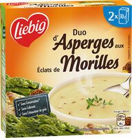 Duo d'asperges aux eclats de morilles