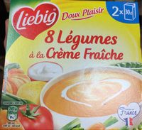 8 legumes a la creme fraiche