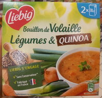 Bouillon de volaille, légumes et quinoa