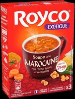Soupe à la Marocaine  Pois chiche, épices et vermicelles
