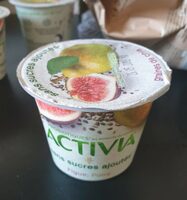 Probiotique Activia graines de chia figue poire
