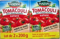 Tomacouli 100% Tomates Fraîches nature (Lot de 2 x 200 g)