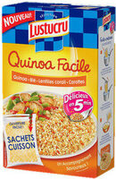 Lustucru quinoa facile quinoa ble lentilles corails carottes