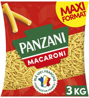 Pates panzani macaroni 3 kg
