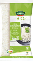 Riz pz bio long grain indica 5kg