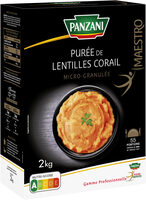 Puree de lentilles corail