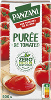 Panzani sce puree de tomates zero residu pesticide 500g brique