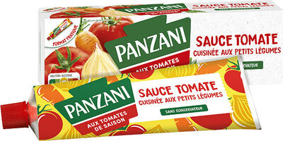 Sauce tomate cuisinée aux petits légumes