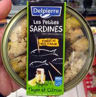 Les petites sardines fumées (sprats) au bois d'aulne Thym et Citron