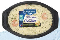 Risotto aux crevettes parmesan et basilic