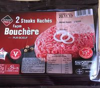 Steaks hachés façon bouchère pur boeuf