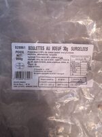 Boulette au bœuf 30g surgelées
