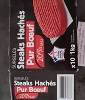 Steaks hachés pur bœuf