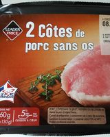 2 Côtes de Porc sans Os