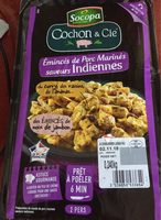 Eminces de porc marines saveurs indiennes