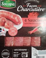 Saucisses façon charcutière