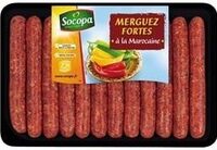 Merguez forte a la Marocaine SOCOPA, 12 pieces