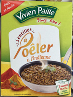 Lentilles à poêler à l'indienne