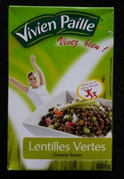 Lentilles vertes